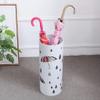 KYTGFH Umbrella Stand, Drain Tray European Style Simple Iron Umbrella Stand Metal Carved Umbrella Stand Household Umbrella Storage Umbrella Stand Black 50 * 20Cm Umbrella Stand view 1