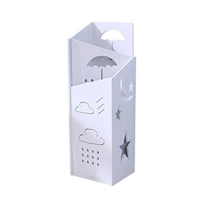 KYTGFH Umbrella Stand, Waterproof Wood Umbrella Storage Hang Place Umbrella Stand Rack Hollow Out Assemble Long Short Umbrellas Stands Irregular Struct