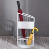 KYTGFH Umbrella Stand, Round Metal Umbrella Stand Rack Creative Umbrella Holder Umbrella Storage Artifact for Outdoor Indoor Home Office Hall/White/Large,White,Large view 1