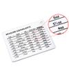 DIIOOMIEEU Professional Measurement Conversion Chart Refrigerator Magnet Stainless Steel Conversions for Cups Tablespoons Teaspoons view 2