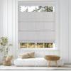 Sulugood Blackout Top Down Bottom Up Cordless Roman Shades for Window,Darking Fabric Lift Roman Blinds,UV Protection Window Blinds,75%-Blackout-Light Gray,78" W x 36" H view 1