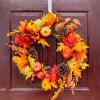 GHKLNY 2 PCS Wreath Hanger for Front Door-Larger Door Upgrade Wreath Hanger Christmas Fall Wreaths Decorations Hook,Long Metal Autumn Xmas Wreath Hook (White, 12 "/31 CM) view 3