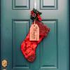 GHKLNY 2 PCS Wreath Hanger for Front Door-Larger Door Upgrade Wreath Hanger Christmas Fall Wreaths Decorations Hook,Long Metal Autumn Xmas Wreath Hook (White, 12 "/31 CM) view 4