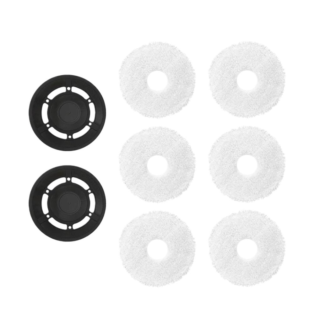 YUTRGH Robot Vacuum Cleaner Mop Rag Bracket Spare Parts Mop Pad Holder Mop Cloths Rack Accessories Compatible for for Ecovacs Deebot X1 Omni Turbo(Accessory Set*H)