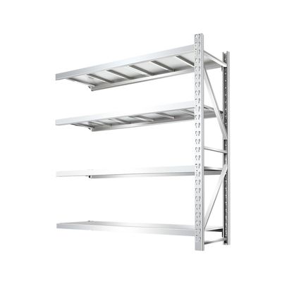Cleanroom-Ready Stainless Rack, 4 Shelves, Easy-Clean, High Weight Capacity