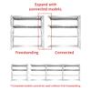 Cleanroom-Ready Stainless Rack, 4 Shelves, Easy-Clean, High Weight Capacity view 4