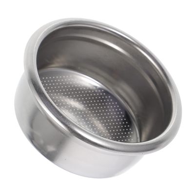 Garneck Stainless Filter Basket Espresso Coffee Filter Container Double Cup Sifter for Coffee Maker