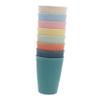 Gatuida 8pcs Vertical Pattern Drinking Cup Bridal Cups for Water Reusable Vibrant Colors view 1