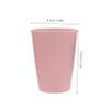Gatuida 8pcs Vertical Pattern Drinking Cup Bridal Cups for Water Reusable Vibrant Colors view 2