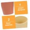 Gatuida 8pcs Vertical Pattern Drinking Cup Bridal Cups for Water Reusable Vibrant Colors view 4