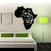 Tawinone Metal Africa Map Wall Art, African Wall Decor, Metal Lion Wall Art, Lion Wall Decor, Wall Decorations for Living Room, Bedroom, Bathroom (Silver, 120117 cm / 4746 in) view 4