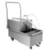 55 L /14.5 Gal Restaurant Oil Filter Machine, 550W Commercial Mobile Fryer Oil Filter Machine, Deep Fryer Oil Filter Truck Fryer Filter Frying Oil Filtering System for Restaurant (US Stock) view 1