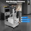 55 L /14.5 Gal Restaurant Oil Filter Machine, 550W Commercial Mobile Fryer Oil Filter Machine, Deep Fryer Oil Filter Truck Fryer Filter Frying Oil Filtering System for Restaurant (US Stock) view 4