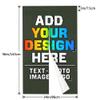 Personalized Custom Doorway Curtain Add Your Photo Door Way Curtain Panel, Room Dividers Fengshui Curtain Tapestry 27.5"x 35" for Home Kitchen Bistro Restaurant Partition Shading Decor, Army Green view 3