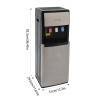 Bottom Loading Water Cooler Dispenser for 5 Gallon Bottles 3 Temperature Settings - Hot Cold Room Indicator Lights 500W Rapid Heating 90W Cooling Over-Temperature/Overload Protection (Silver Grey) view 3