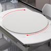 16 18 20 22'' Wood Lazy Susan Rotating Turntable Organizer, 24 26 28 30 32 34 36 38'' Non Skid Kitchen Tray for Cabinet, Pantry, Countertop Round charcuterie Board(White,68cm/26inch) view 1