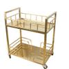sdneNest Industrial Rolling Serving Cart Trolley with Wine Rack 3 Tier Shelves and Stainless Steel Construction Perfect for Kitchen Bar and Tea Serving Space Saving Design with Wh, view 1
