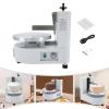 12inch Cake Cream Spreading Machine, Auto Cake Cream Spreading Coating Edge Smoothing Machine Adjustable 11 Speeds Birthday Cake Cream Smooth Coating Decoration Machine w/Pan and Scraper (White) view 3