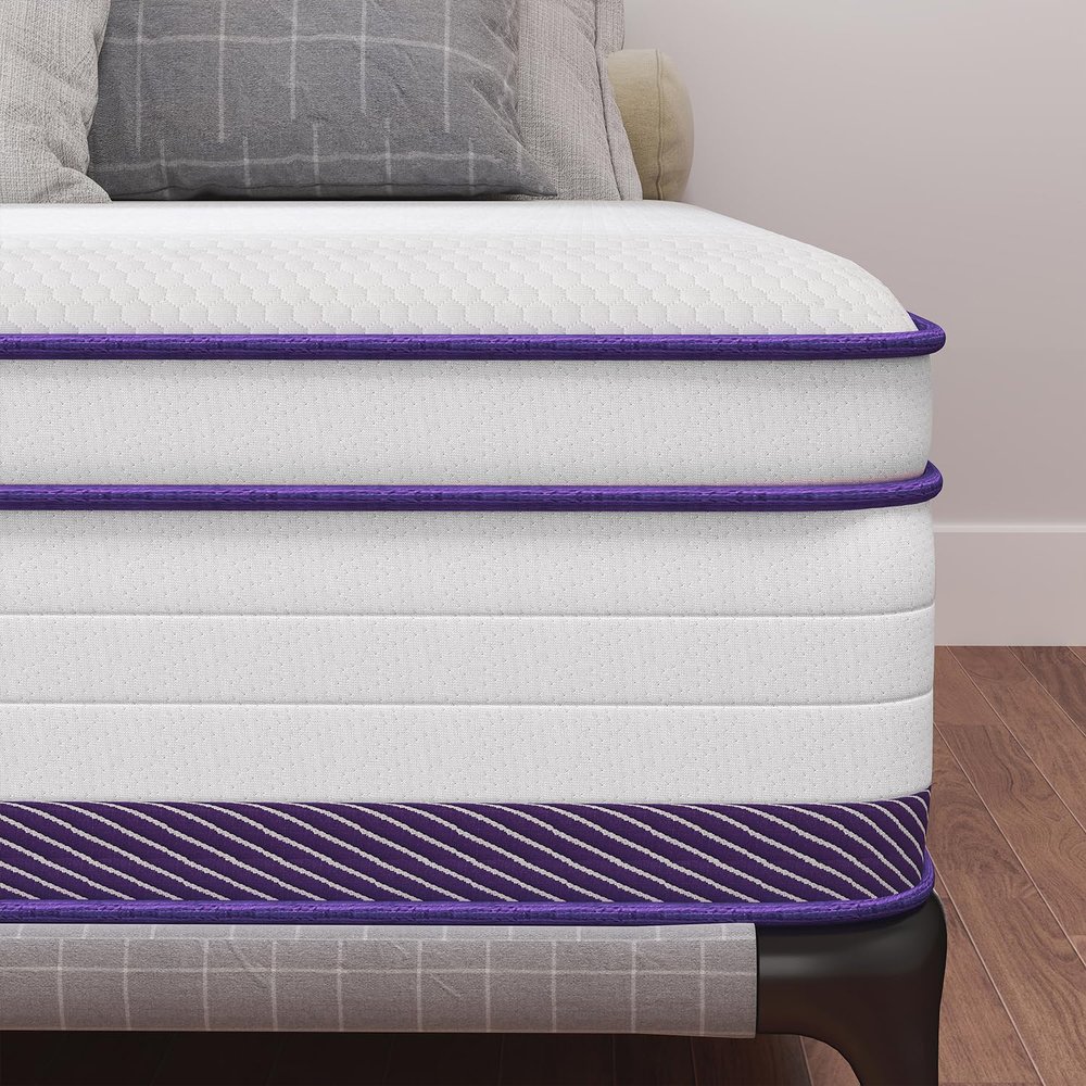 CHEVNI Queen Mattress,14 Inch Memory Foam Hybrid Mattress,Queen Size Mattress in a Box with Individual Pocket Springs,Pressure Relief, Medium Firm (14 Inch, Queen)