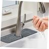 Garneck 4pcs Faucet Sink Drain Mat Kitchen Splash Guard Mat Absorbent Pad for Water Basin view 2