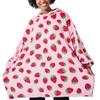 Bioworld Strawberries All-Over Print Pink Long Sleeve Oversized Hoodie Wearable Blanket-OSFA view 3