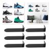 6 Pack Floating Shoe Display Shelves, 7.9in Length Acrylic Shoe Display, Floating Shoe Shelves, Floating Sneaker Shelves, Floating Shoe Shelves for Footwear Collection (Black) view 1