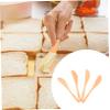 FUNOMOCYA 4pcs Wooden Butter Spreader Knives Non-stick Butter Shredder Cheese Spreader view 3
