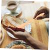 FUNOMOCYA 4pcs Wooden Butter Spreader Knives Non-stick Butter Shredder Cheese Spreader view 4