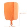 FUNOMOCYA Wooden Fruit Chopping Board Steak Plate Cutting Board Handle Wooden Bread Trays Kitchen Supply Steak Serving Tray view 2