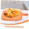 FUNOMOCYA Wooden Fruit Chopping Board Steak Plate Cutting Board Handle Wooden Bread Trays Kitchen Supply Steak Serving Tray view 4