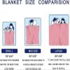 Christmas Tree Santa Claus Clock Countdown Xmas (1) Throw Blanket,Soft and Cozy Plush Flannel Fleece Blanket Xmas Blankets Throws Decorations for Bedroom Sofa Bed Warm Gifts 60"x80" view 4