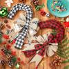 Floral Wreath Making Frame - J Shaped Metal Flower Support Rings | Christmas Candy Cane Wreath Form, Decorative Supplies for Holiday Crafting Party view 2