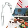 Floral Wreath Making Frame - J Shaped Metal Flower Support Rings | Christmas Candy Cane Wreath Form, Decorative Supplies for Holiday Crafting Party view 4