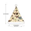 QHWLR Hairy Ferret print Christmas Hat,Santa personalized santa hat,Xmas Holiday Hat for party decorations view 3