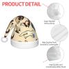 QHWLR Hairy Ferret print Christmas Hat,Santa personalized santa hat,Xmas Holiday Hat for party decorations view 4