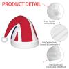 QHWLR UK Flag print Christmas Hat,Santa personalized santa hat,Xmas Holiday Hat for party decorations view 4
