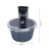Electric Vegetable Cutter for TM5 TM6, Professional Cutter Kit, High Efficiency, Food Processor Container Attachment, Easily Installable, Premium Stainless Steel view 4
