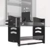 Pull Down Cabinet Organizer - 2 Tier Kitchen Cabinet Pull Down Shelves Cutlery And Spice Rack System Interior Space Saver Board For Kitchen Appliances Lift Upper Cabinet Load Bearing 30kg(Cabinet 600m view 1
