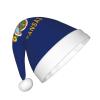 QASNLU Kansas State Flag print Santa Hat Christmas Outdoor Accessories Gifts Cosplay unisex headwear Christmas Hat view 2
