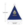 QASNLU Kansas State Flag print Santa Hat Christmas Outdoor Accessories Gifts Cosplay unisex headwear Christmas Hat view 3