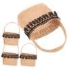HONMEET Burlap Candy Bag Wedding Basket Flower Girl Baskets Boho Style Decorative Bag view 1