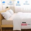 eBeddy Linens Luxury 800 TC Ultra Silky Soft Egyptian Cotton Extra Large King 136x120 Size 3-Pieces Duvet Cover Button Closure & Corner Ties Durable and Fade Resistant, Black view 4