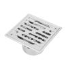 Floor Drain, Stainless Steel Square AntiOdor Bathroom Floor Drain Waste Gate Shower Drainer Large Caliber (110 * 110mm (Large Diameter Model)) view 2