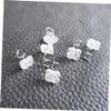 Flower Shaped Sofa Skirt Nails 100 Pack Stainless Steel Bedskirt Pins view 2