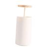 GRIRIW Beige Push Type Toothpick Holder with Automatic Pop, ABS Wood view 1