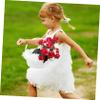 Wedding Flower Girl Basket Bride Style for Ceremony Decoration view 2