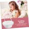 Wedding Flower Girl Basket Bride Style for Ceremony Decoration view 4