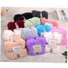 Garneck Plush Fleece Throw Blanket 130x160cm Soft Solid Bed Blanket for Babies and Toddlers for Nursery and Home view 4