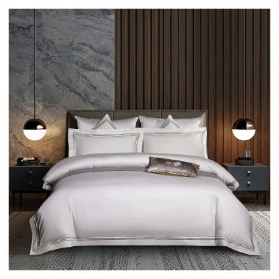 1200TC Egyptian Cotton Bedding Sets 106''x90''and 90'x90''US Size Duvet Cover Fitted Sheet Elastic Linen Pillowcase 4pcs,Bed