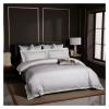 1200TC Egyptian Cotton Bedding Sets 106''x90''and 90'x90''US Size Duvet Cover Fitted Sheet Elastic Linen Pillowcase 4pcs,Bed view 2